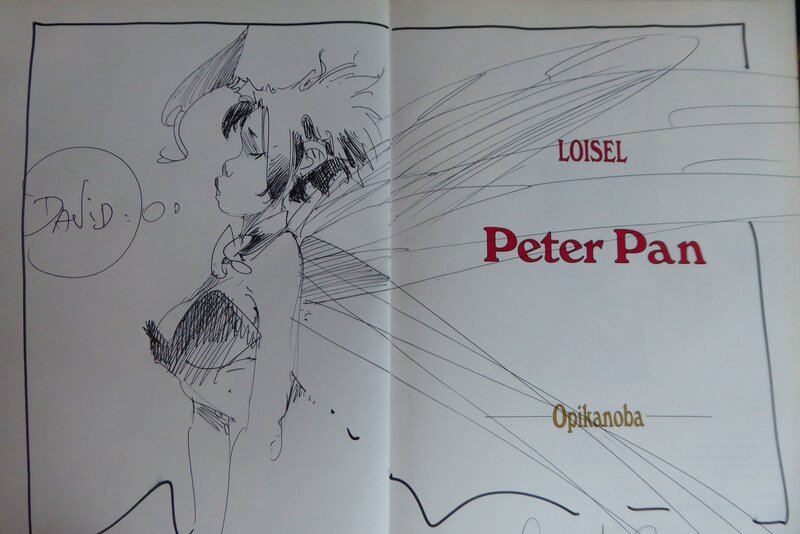 Peter pan,clochette par Régis Loisel - Dédicace