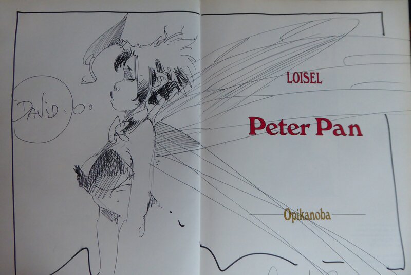 Peter pan,clochette by Régis Loisel - Sketch