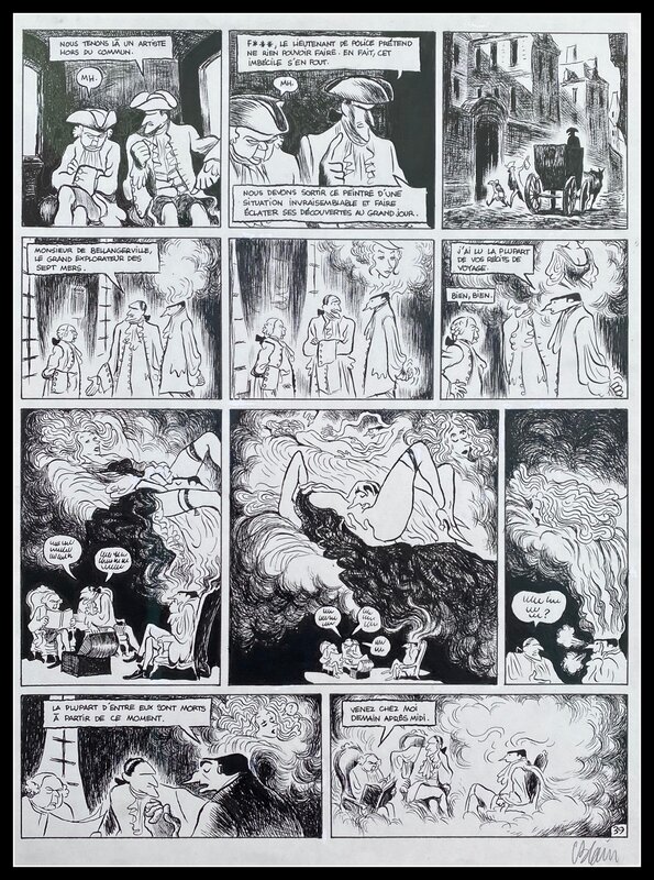 Christophe Blain, Isaac le pirate - Jacques - Planche originale