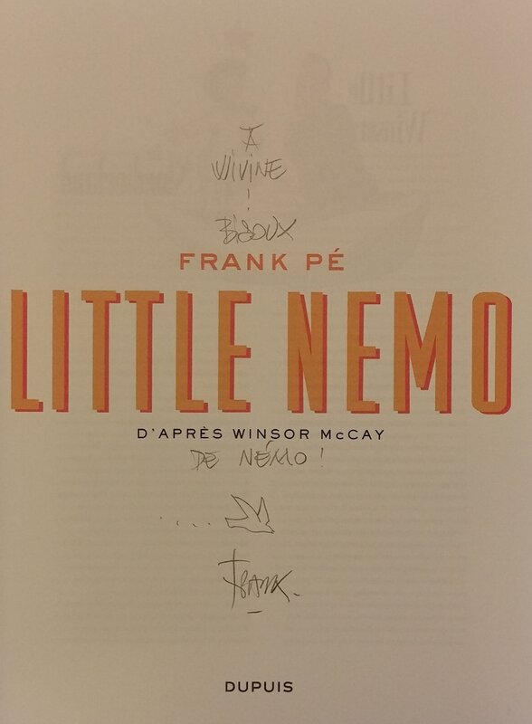 Little Nemo by Frank Pé - Sketch