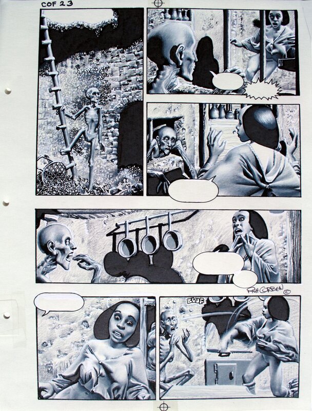 Richard Corben: Children of Fire Book2 p23 - Planche originale