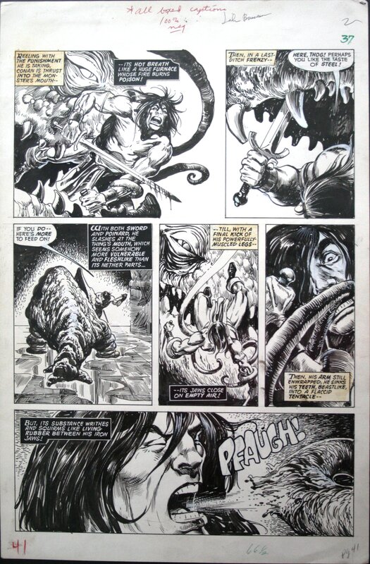 John Buscema, Alfredo Alcalá, Buscema & Alcala: SSOC #20 p41 - Planche originale