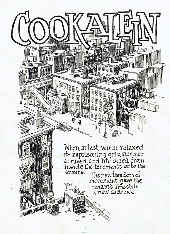 A Contract with God : Cookalein p1 by Will Eisner - Comic Strip