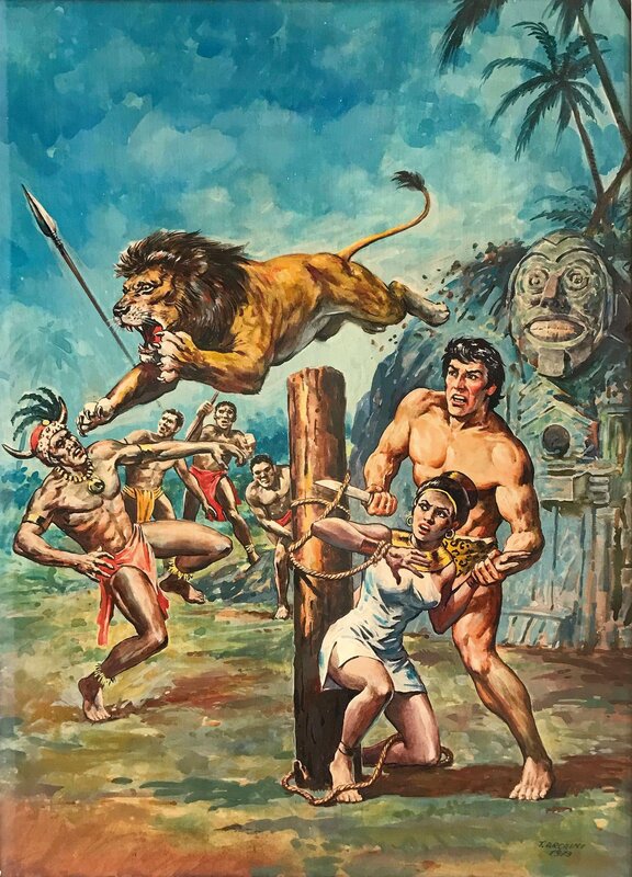 T. Arcaini, Tarzan of the Apes cover - Original Cover