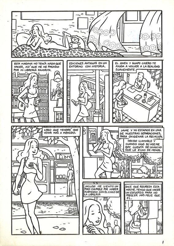 ISABEL par Calo - Planche originale