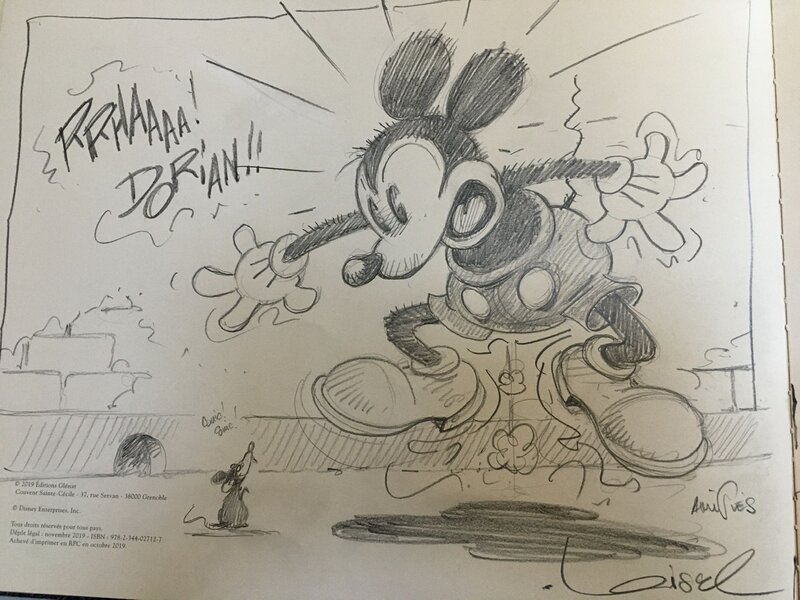 Mickey by Régis Loisel - Original art