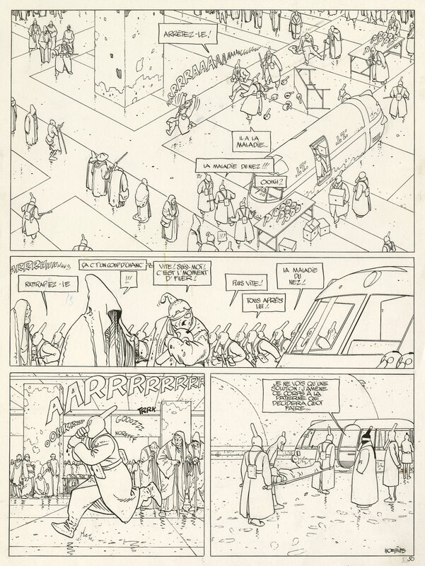 Moebius, Le monde d'Edena - La déesse p.50 - Comic Strip