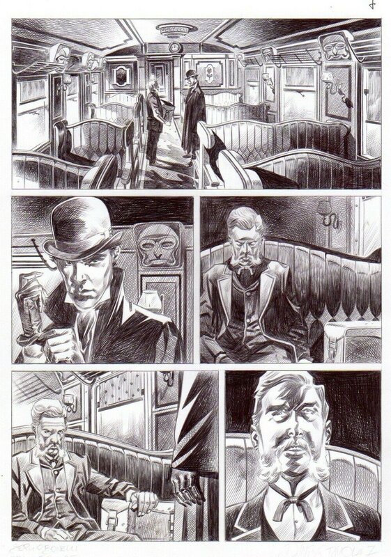 Alessio Fortunato, Dampyr n° 221, Pianeta di sangue, planche 7 - (Sergio Bonelli Editore) - Comic Strip