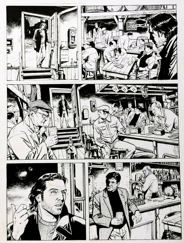 Luca Raimondo, Dampyr, planche d'une histoire non publiée - Comic Strip