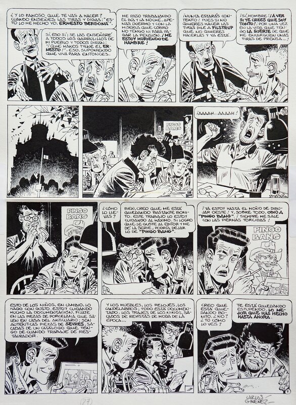 Carlos Giménez, Les Professionnels 3 - Gente Tierna - Planche originale