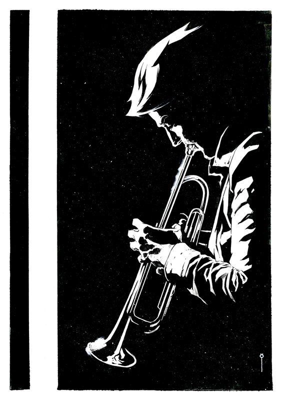 Jesús C. Gan, Jazz Maynard (Inktober 2020) - Illustration originale