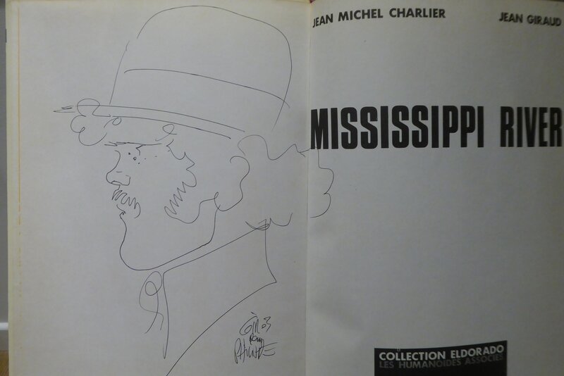 Mississipi river by Jean Giraud - Sketch
