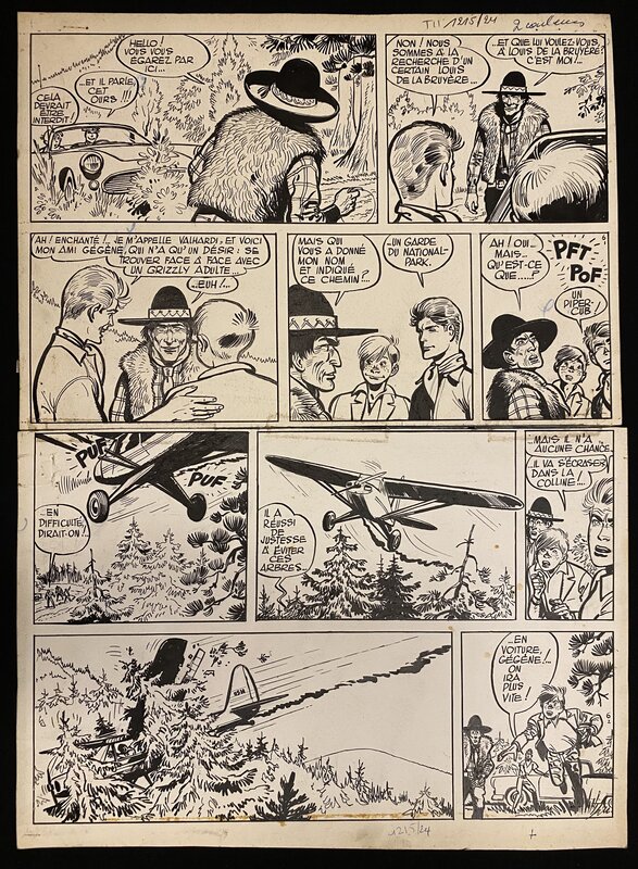 Jijé, Valhardi - Rendez-vous sur le Yukon (pl. 6) - Comic Strip