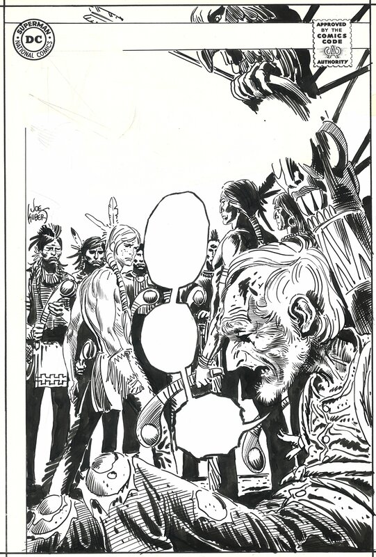 Joe Kubert, Showcase Featuring FIREHAIR . # 86 .Couverture non publiée . - Œuvre originale