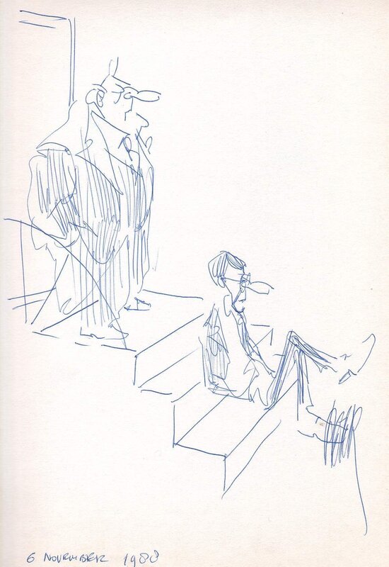 Peter van Straaten, Vader & Zoon (Den Haag, 1988) - Sketch