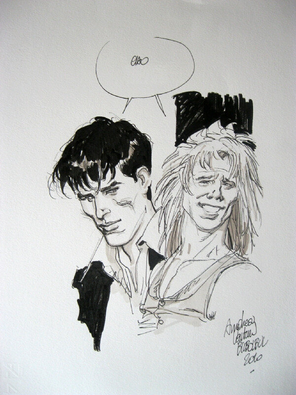 Andrea Venturi, Dylan Dog e Johnny Freak - Original Illustration