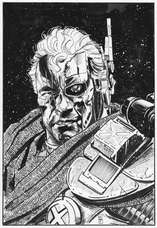 Cable Terminator par Sebba - Illustration originale