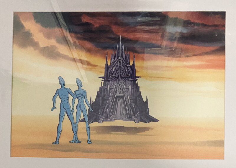 Philippe Druillet, Bleu enfant de la terre - Planche originale