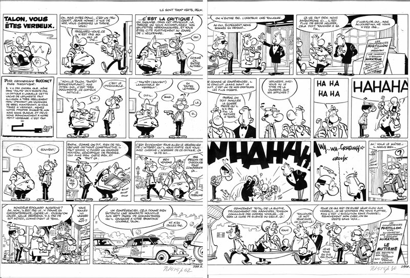 Greg, Achille TALON & LEFUNESTE - PILOTE 515 - Planche originale