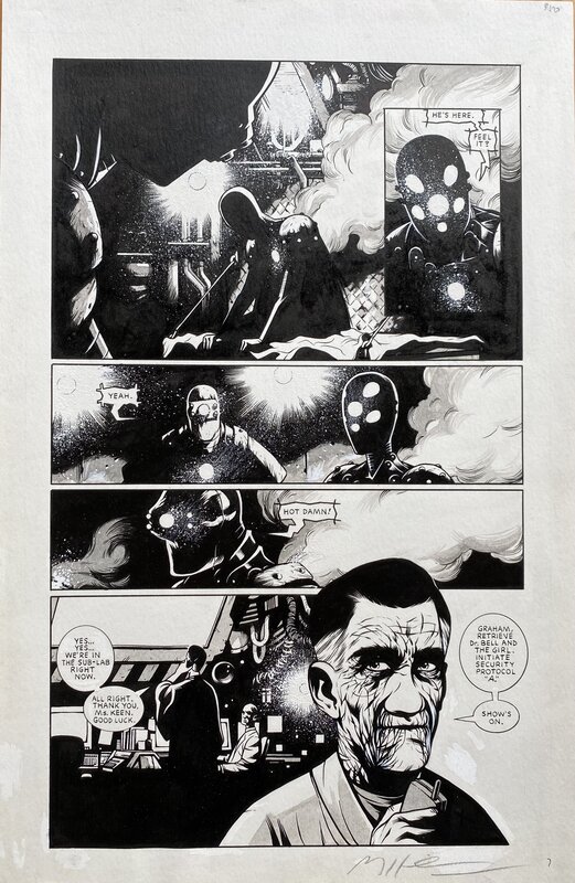 Mike Huddleston - The Coffin - Planche originale