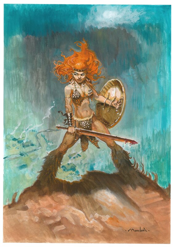 Red by Régis Moulun - Original Illustration