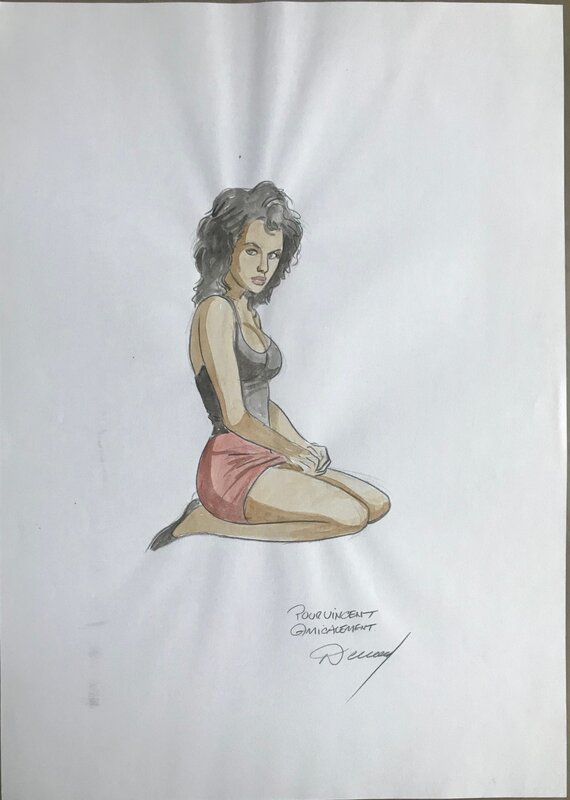 Femme à genou by Renaud - Sketch