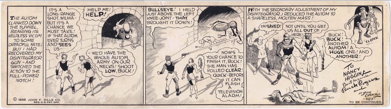 Buck Rogers 1935 by Dick Calkins - Planche originale