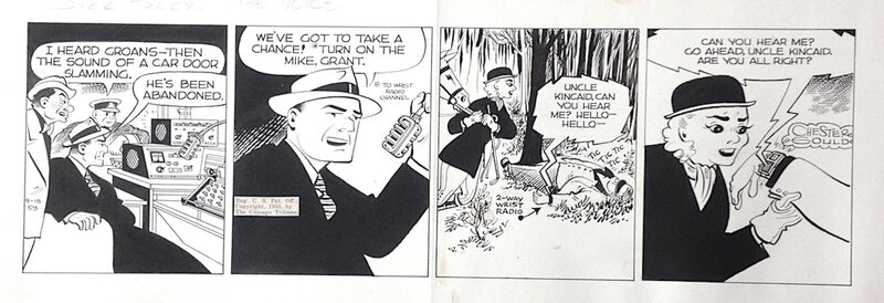 Chester Gould, DICK TRACY / THE VOICE - Comic Strip