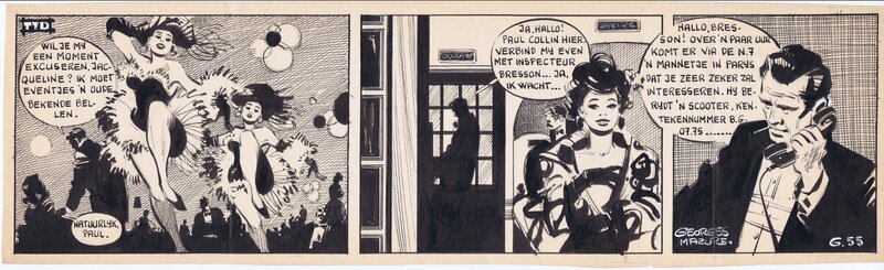 Jacqueline Daily 1960 - Georges Mazure - Comic Strip