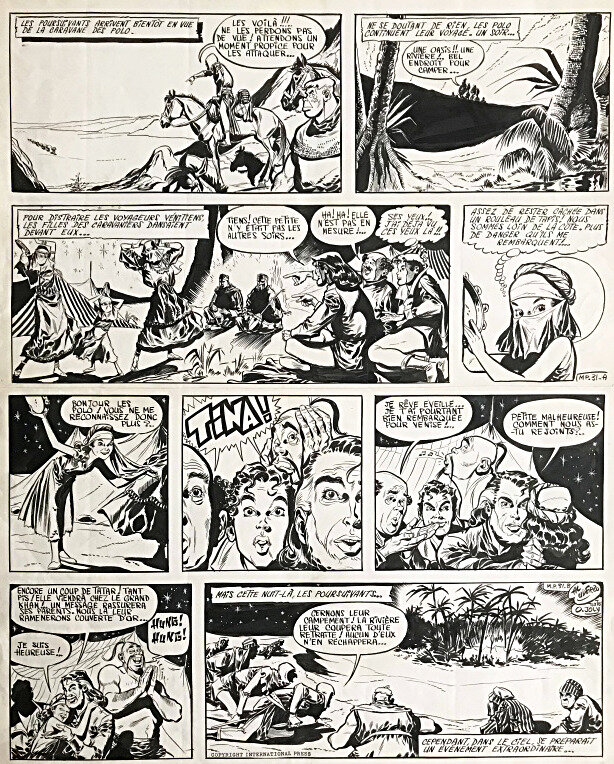 Marco Polo p31 par Albert Uderzo, Octave Joly - Planche originale