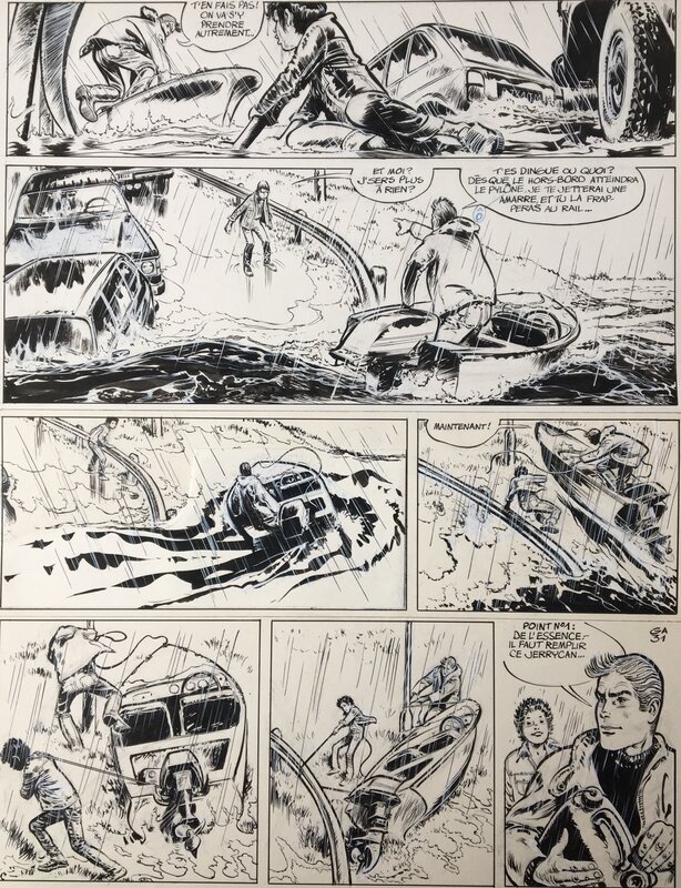 René Follet, Jacques Stoquart, Jean Valhardi . Un gosse à abattre . - Comic Strip