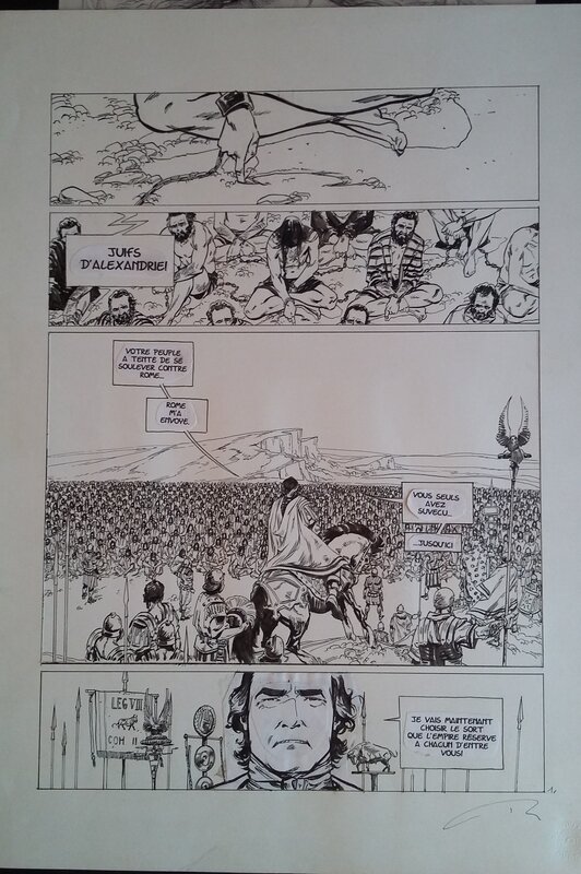 For sale - Robin Recht, Le troisième testament - Julius - T1 planche 1 - Comic Strip