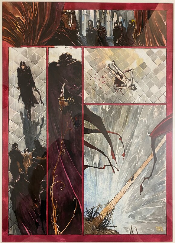 Diptyque 4/5 - Serment de l'Ambre - Sorel - Planche originale