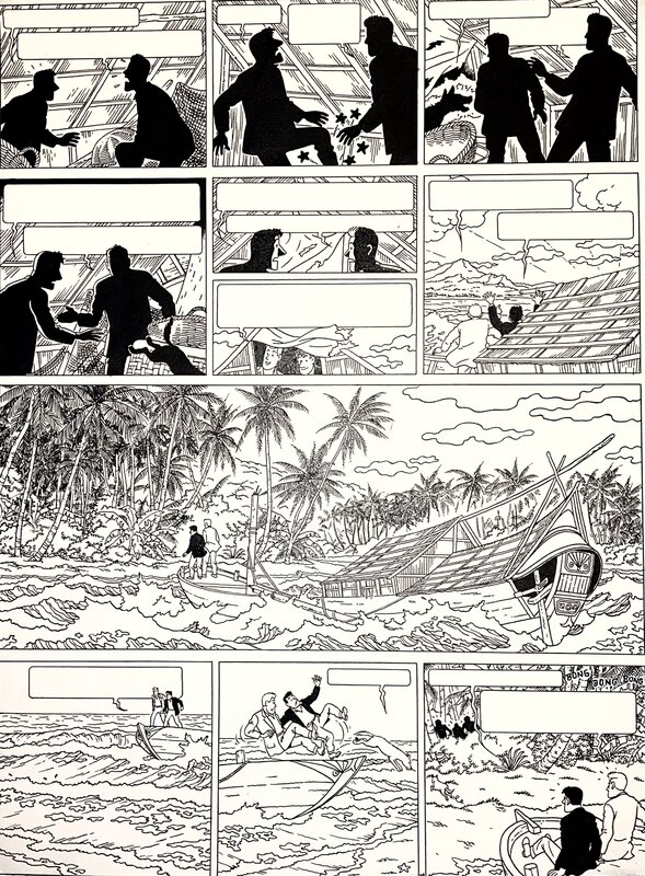 Bob De Moor, Barelli à Nusa Penida planche 19 - Comic Strip