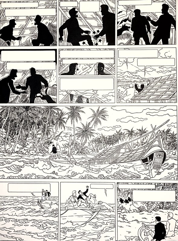 Bob De Moor, Barelli à Nusa Penida planche 19 - Planche originale