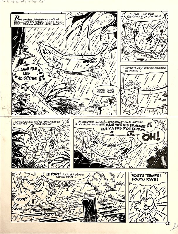 Dupa, Chlorophylle Les dents de la rivière planche 1 - Comic Strip