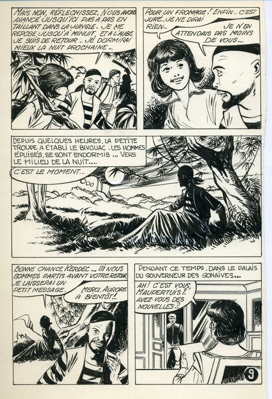 Capitaine TORNADE ! par Claude-Henri Juillard - Planche originale