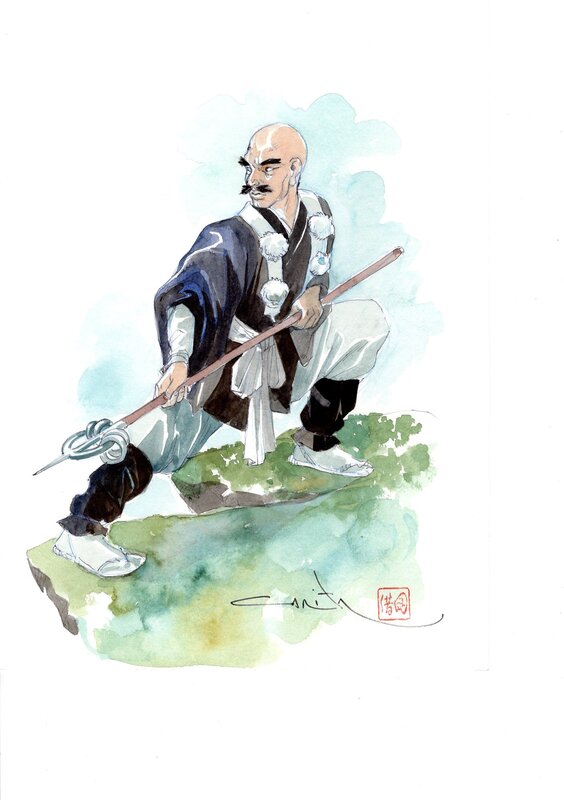 Izunas - Bokken by Carita Lupattelli, Saverio Tenuta - Original Illustration