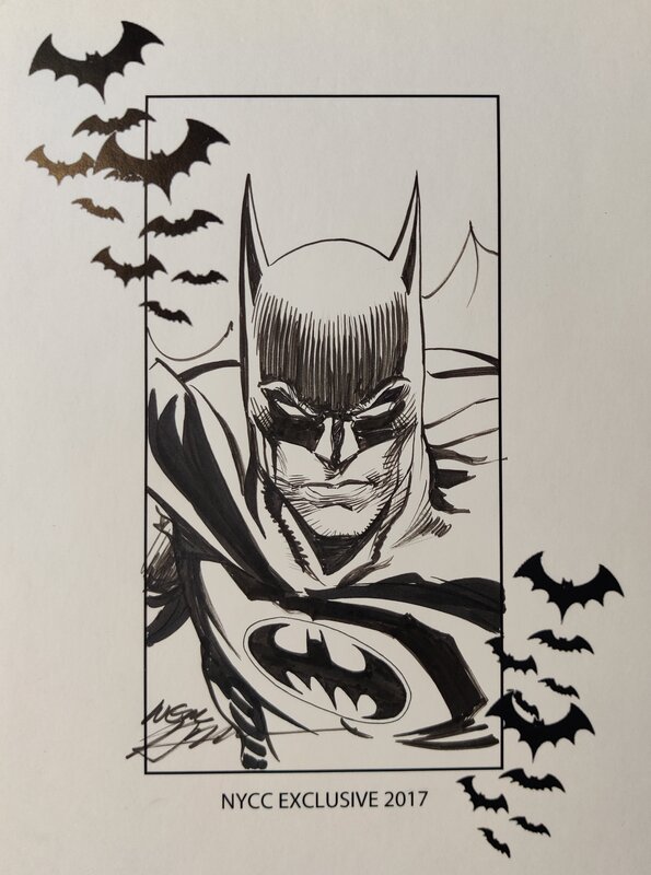 Batman Torse - Neal Adams - Illustration originale