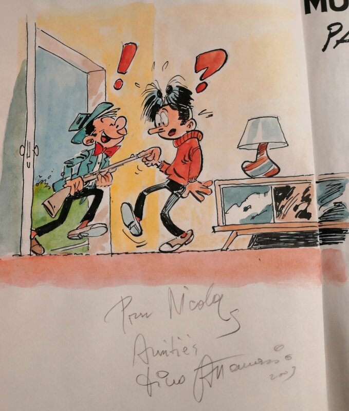Modeste et Felix by Dino Attanasio - Sketch