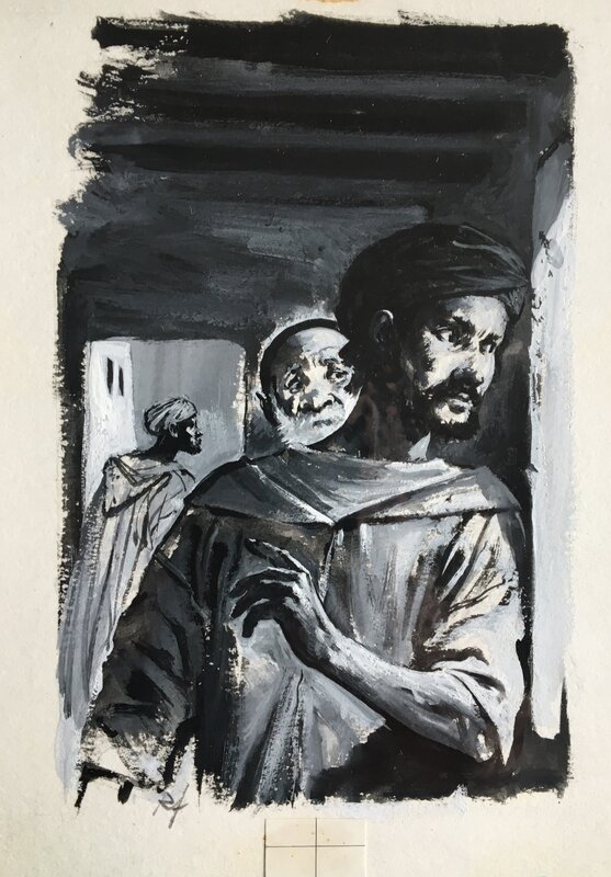 Charles de Foucauld par René Follet - Illustration originale