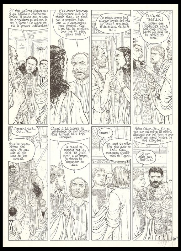 2010 - Murena - Delaby - La revanche des cendres - Planche originale