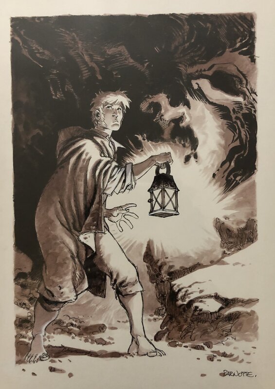 Sang de Porphyre by Joël Parnotte - Original Illustration
