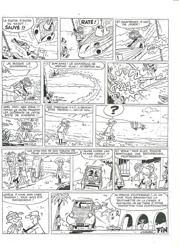 Paul Deliège, Bigoudi ET LE PEDALOSCAPHE - Comic Strip
