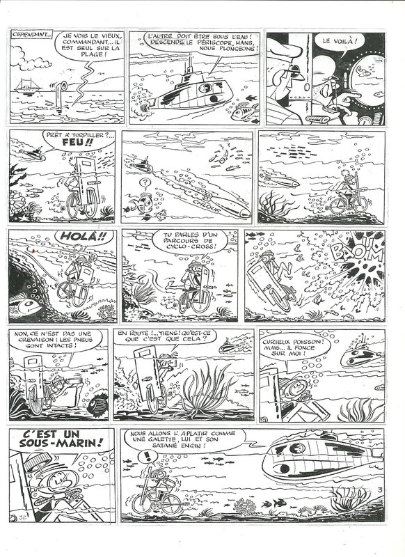 Paul Deliège, Bigoudi ET LE PEDALOSCAPHE - Comic Strip