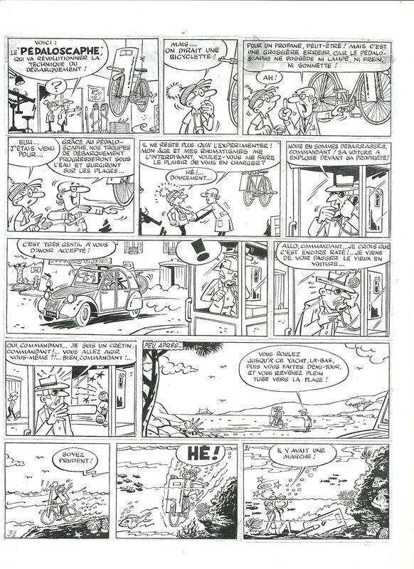 Paul Deliège, Bigoudi ET LE PEDALOSCAPHE - Comic Strip