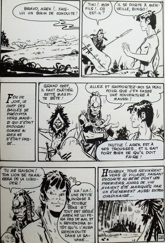 Tiki - parution dans Lancelot n°73 ( Mon journal) by Stelio Fenzo - Comic Strip