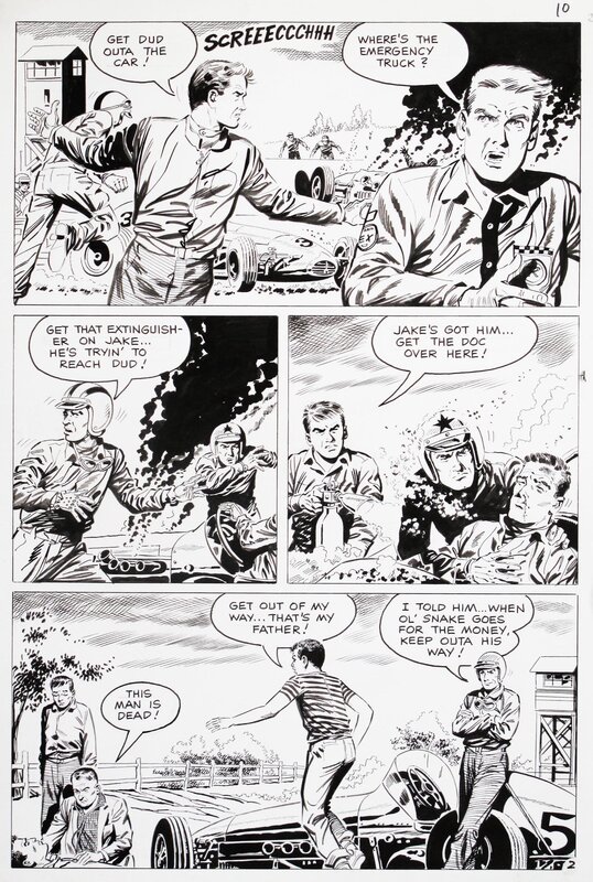 Jack Keller, Grand Prix • Spin Him Out • p02 - Comic Strip