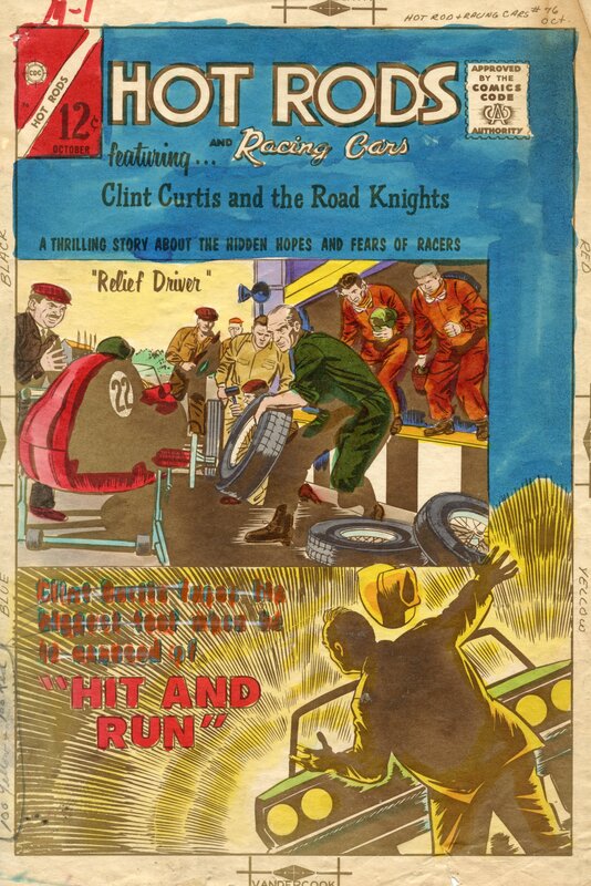 Jack Keller, Hot Rods and Racing Cars #76 - Mise en couleur