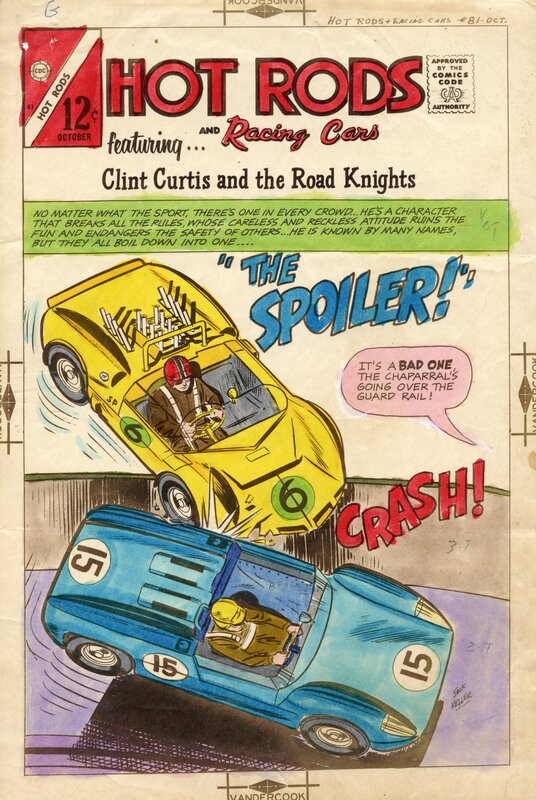 Jack Keller, Hot Rods and Racing Cars #81 - Mise en couleur